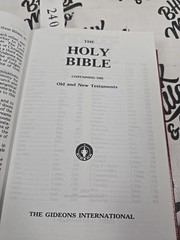 Holy Bible Authorized King James Version by Gideons, Hardcover,