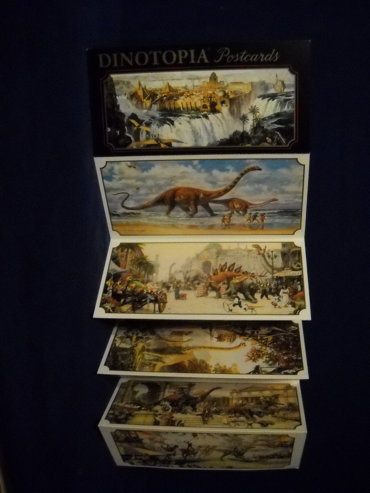 1993 Turner Publishing Inc. James Gurney’s DINOTOPIA POSTCARD BOOK „Rare”