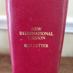 Ryrie Study Bible Expanded Ed NIV Red Letter Holy Word Moody Vtg 1994 HC