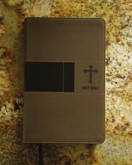 NIV, Premium Gift Bible, Leathersoft, Brown, Red Letter – Imitation Leather