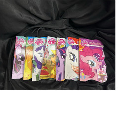 Bendon My Little Pony Paperback Book Lot, Pinkie Pie & Friends, Illustrated 4-8