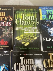 Tom Clancy Military Thriller Book Lot 8 PB HC Jack Ryan ACTION Spy Fiction