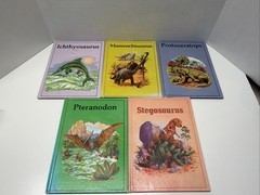Rare 80s Vintage Lot Of 11 Rourke Hardcover Dinosaur Library Series Books