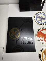 The Hunger Games Trilogy MP3 CDs Boxed Set & Stickers Suzanne Collins Audiobook