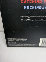 The Hunger Games Trilogy MP3 CDs Boxed Set & Stickers Suzanne Collins Audiobook