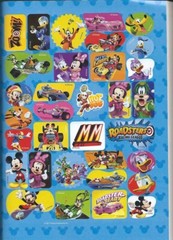 224 Page Disney Mickey Race Coloring Book Stickers Children’s Boys Kids