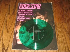 Rock Star Vol 1 Japanese Magazine + Flexi Duran Duran David Bowie Culture Club