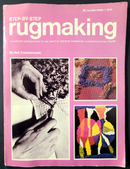Vtg Step-By-Step Rugmaking How to Latch Hook Wool Braid Rag Loom Punch Needle