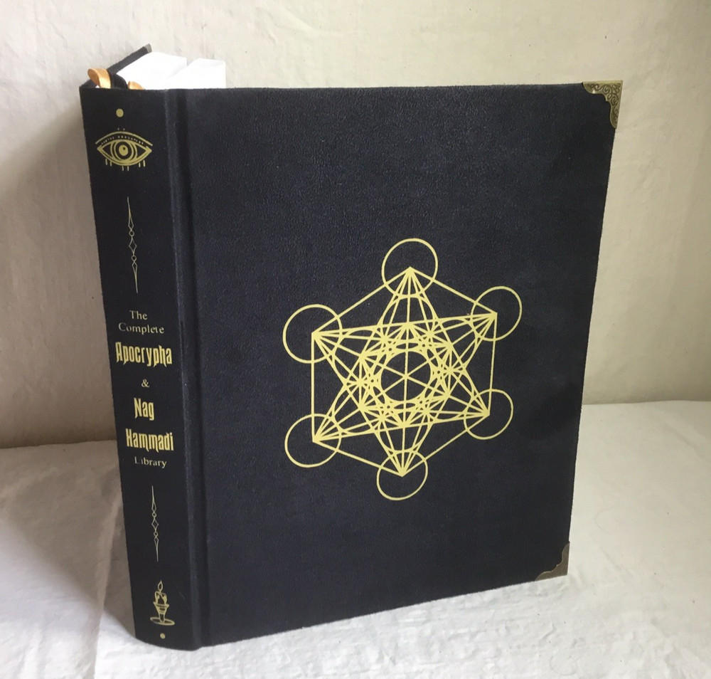 The Complete Apocrypha and Nag Hammadi Libraries, Hand Bound in Suede, Gnostic