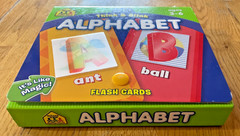 3D Alphabet Flash Cards Think & Blink School Zone, Complete, EXC