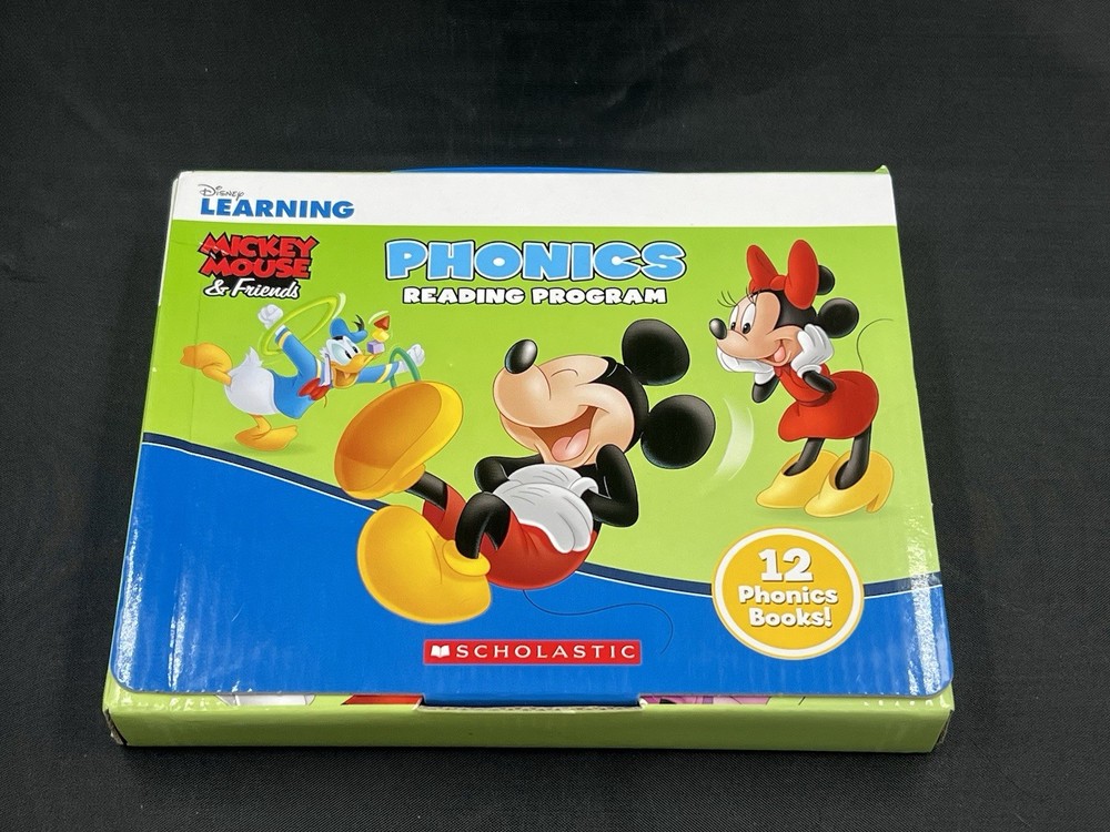 Disney Mickey Mouse Phonics Childrens Books Learn to Read Box Set Lot 12 SEALED