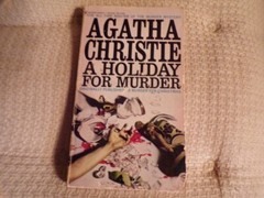 1962 A Holiday for Murder Agatha Christie Mystery Bantam Paperback