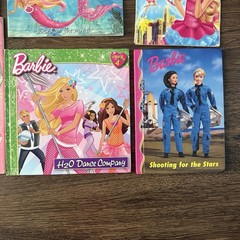 Barbie Book Lot of 9 Fairy Princess Mermaid + Sticker Activity Books