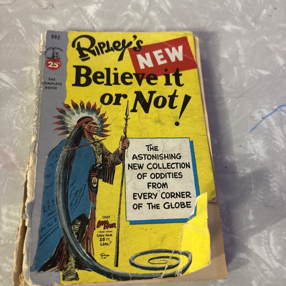 Ripleys Believe It or Not Book 992, 1930’s (Missing Pages)