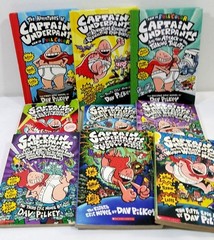 Captain Underpants & Dog Man Book Lot By Dav Pilkey 14 Books Mixed Titles