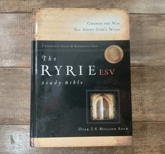 DAMAGED – Moody Publishers Ryrie ESV Study Bible Hardcover by Charles C. Ryrie