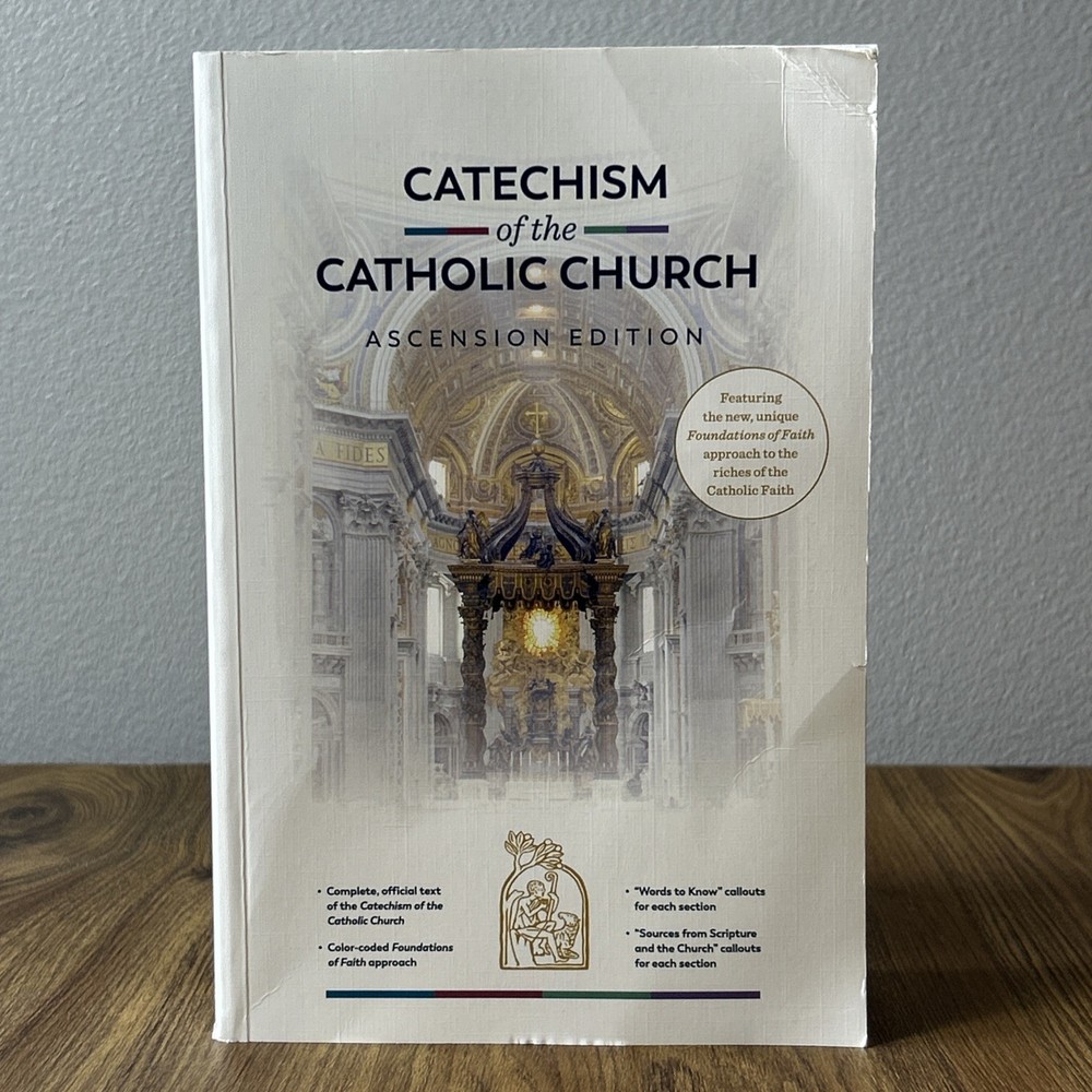 Catechism of the Catholic Church, Ascension Edition 2022 Paperback Color Coded