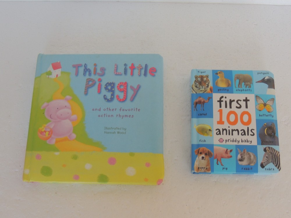 This Little Piggy: Other Favorite Action Rhymes by Tiger Tales+ FIRST 100 ANIMAL