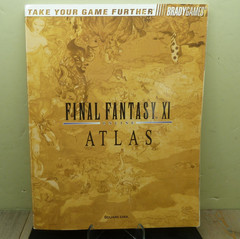 Final Fantasy XI 11 Atlas Brady Games Guide Ed Kern 2005 Good Condition