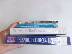 4 JOHN R W STOTT # MIXED LOT BASIC CHRISTIANITY UNDERSTANDING BIBLE SPIRIT WORLD