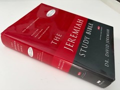 The Jeremiah Study Bible NKJV by Dr. David Jeremiah LARGE PRINT Hardcover w/ DJ