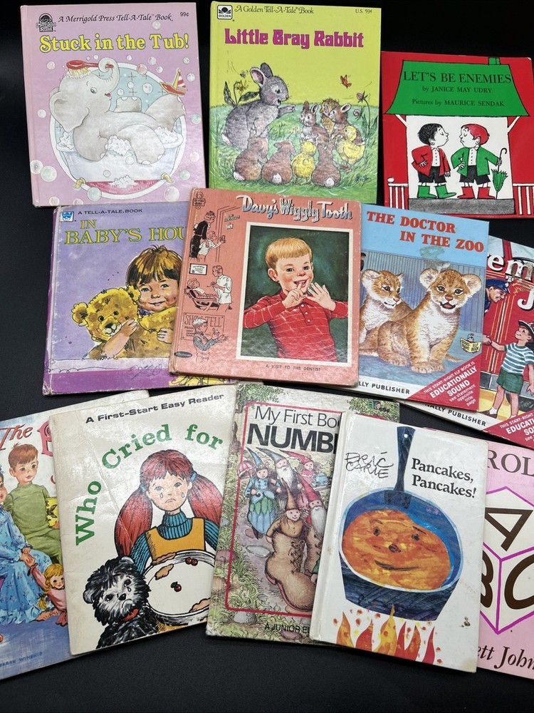 Vintage Children’s Books Lot Small/Mini Readers Tell-Tale 60’s-90’s