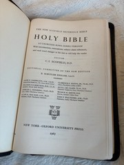 1967 NEW SCOFIELD REFERENCE BIBLE/Black Morocco Leather