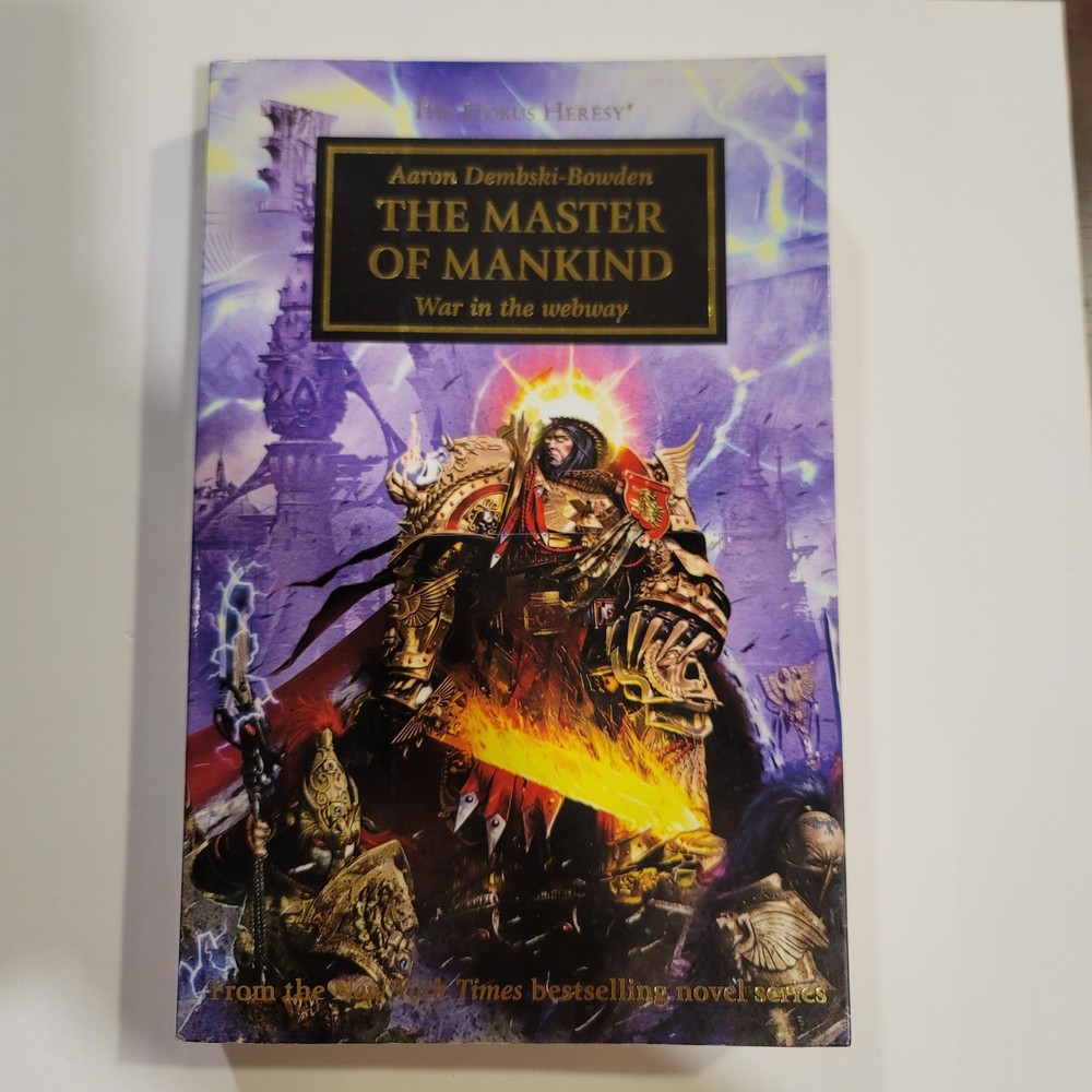 The Master of Mankind – Aaron Dembski-Bowden Large Paperback used (see photos)