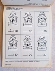 Fisher-Price FIRST GRADE LEARNING PAD – Start with Math -Honey Bear Books – 1998