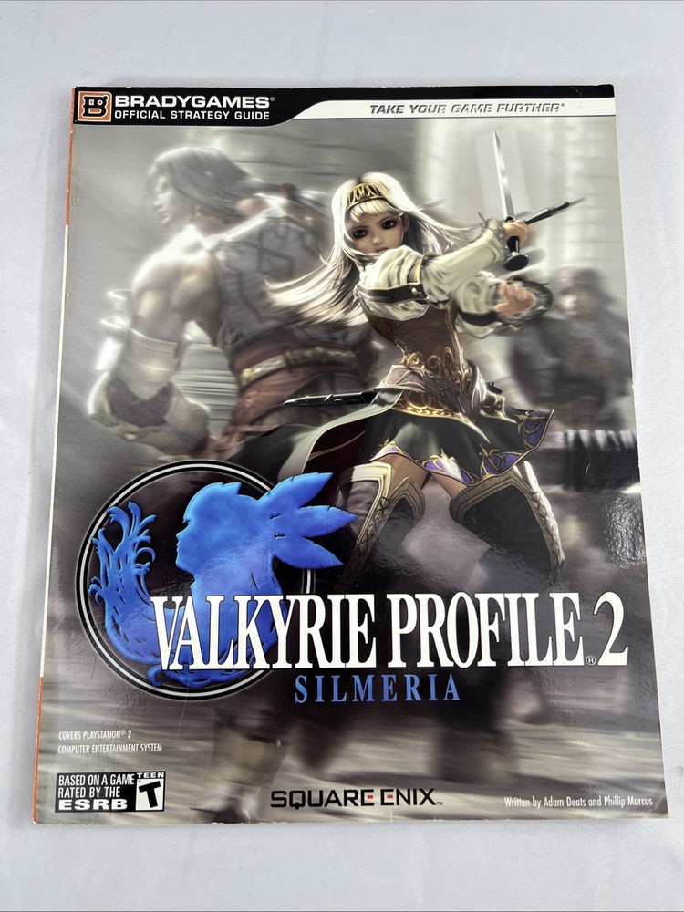 Valkyrie Profile 2 Silmeria Brady Games Offical Strategy Guide PS2 PlayStation