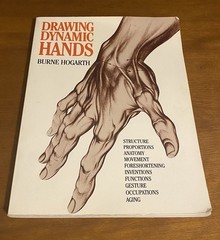 Burne Hogarth Dynamic Figure Drawing + Drawing Dynamic Hands 2 Book