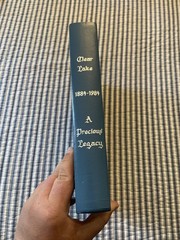 A Precious Legacy Clear Lake 1884-1984 Local History Book South Dakota
