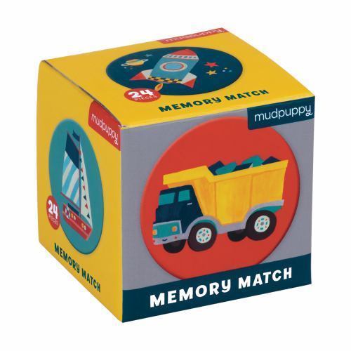 Mudpuppy Transportation Mini Memory Game (24 Piece) by