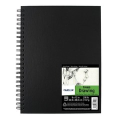 Professional 9×12 Drawing Book – 60 Sheets, Side Wire Bound Art Paper for Marker