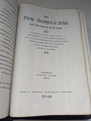 Dickson KJV – New Analytical Bible And Dictionary 1950 Genuine Morocco Leather