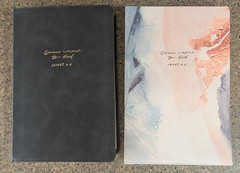 The Catholic Column Journaling Bible Blessed Is She Edition Slate Suede Cover