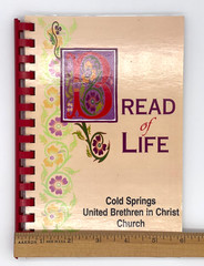 Bread of Life Cookbook Church Ladies Recipes 1996 Fayetteville PA- 88 pages