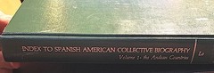 INDEX SPANISH AMERICAN Collective Biographies/Andean Vol.1 Sara deMundo Lo 3 lbs