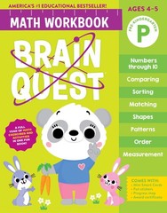Brain Quest Math Workbook: Pre-Kindergarten – paperback Workman Publishing