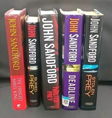 John Sandford Lucas Davenport Mixed Lot of 6 Crime Thriller Books Prey Series