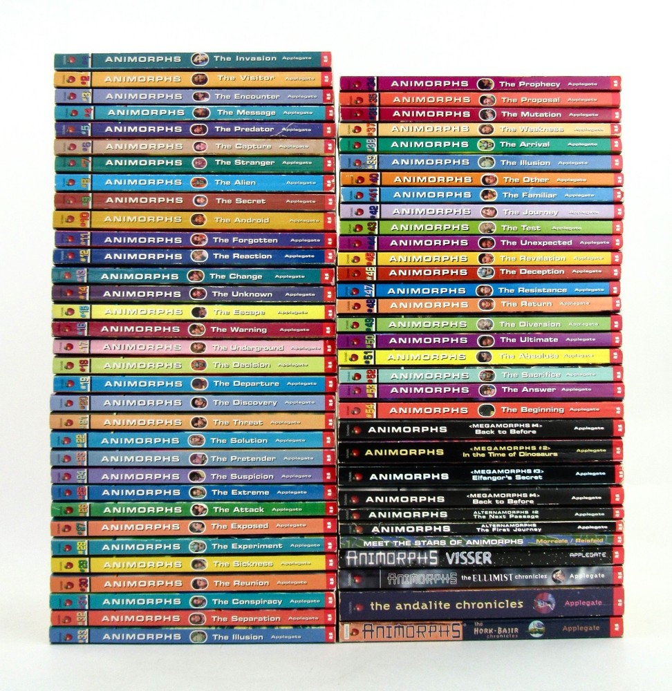 Complete Set 1-54 ANIMORPHS & 11 Extras K.A. Applegate PB VGC L1