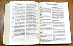 Italian Language Reference Bible, La Sacra Bibbia, NRV 2006, Blue Hardcover