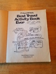 RAND McNALLY BEST TRAVEL ACTIVITY BOOK EVER 320 PAGES