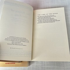 THE LORD OF THE RINGS by J.R.R. Tolkien 1965 3 Volume Box Set 2nd Ed 1st Print