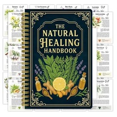 The Natural Healing Handbook Spiral-Bound Guide for Herbal Remedies & Natural