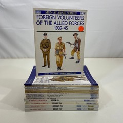 Osprey Military History 15 Book Lot Men At Arms Campaign Normandy Alamo Waffen