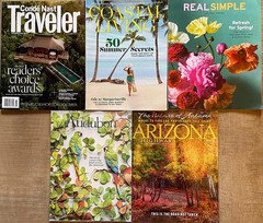 10X Random Selection Magazines Junk Journal Collage Crafting Home Travel Nature