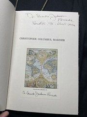 Christopher Columbus Mariner by Samuel Eliot Morison Hardcover Book