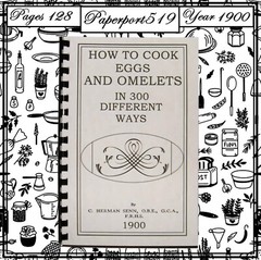 1900 How To Cook Eggs And Omelets In 300 Different Ways Cook Book 128 Pages