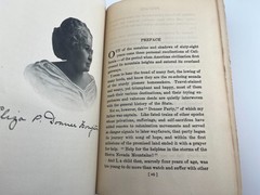 1911 THE EXPEDITION of the DONNER PARTY by Eliza Donner Houghton, 1st Edition